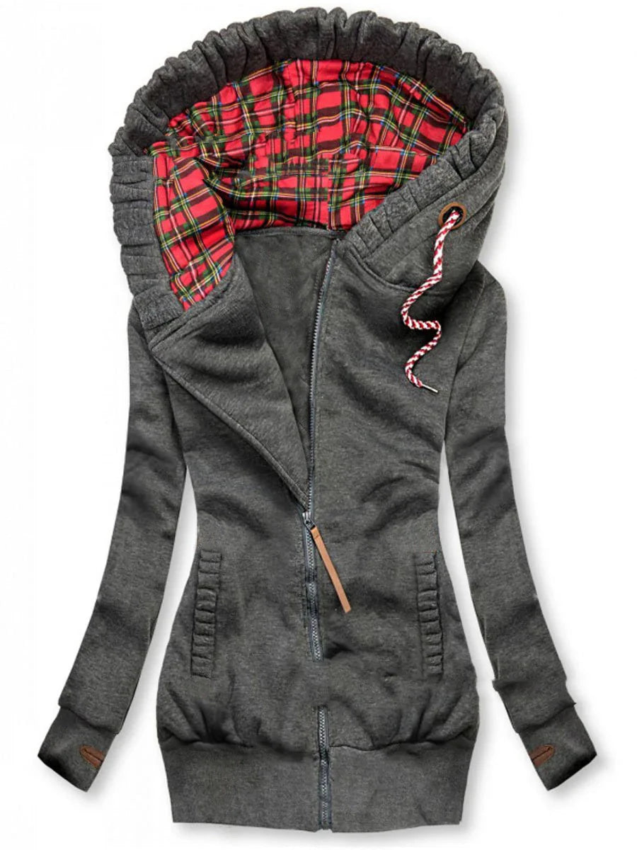 A fashionable women's beltless trench coat in a versatile yellow color, perfect for commuting and everyday wear.