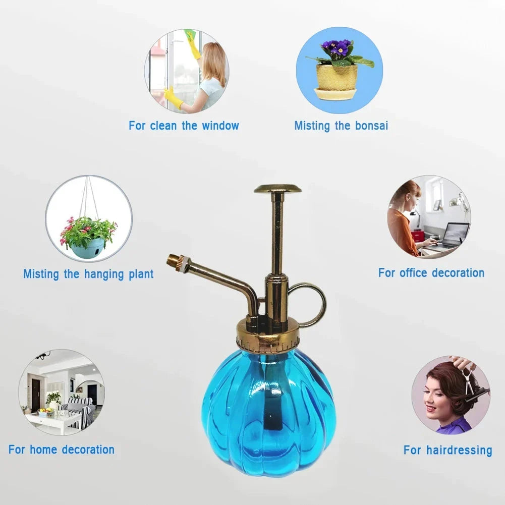 Elegant Vintage Garden Spray Bottle with Green Color for Watering Small Indoor and Outdoor Plants