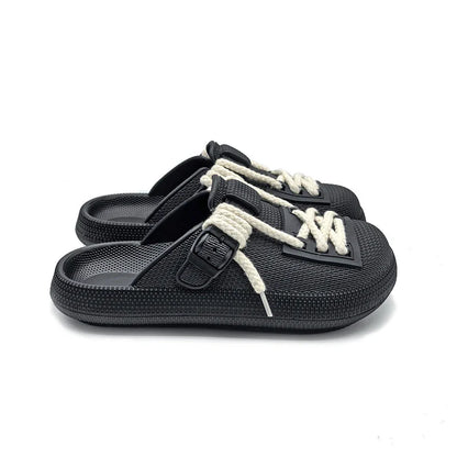 Men's summer beach outdoor non-slip slippers in various colors with cushioned EVA soles and non-slip rubber outsoles