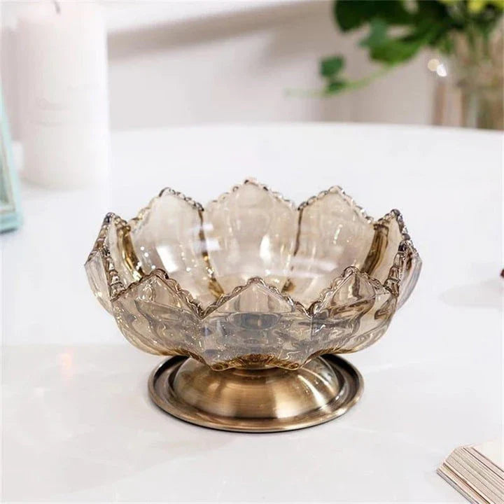 Elegant metal and glass vase in various sizes for home decor, featuring a sleek and versatile design