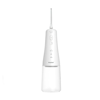 Cordless water flosser with three cleaning modes and a detachable water tank for a superior oral hygiene experience.