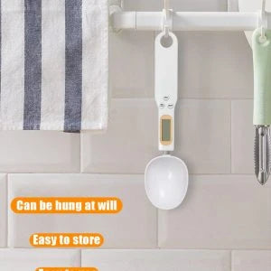 Digital Spoon Scale - Precise Electronic Measuring Spoon with LCD Display for Accurate Ingredient Portioning in Cooking and Baking