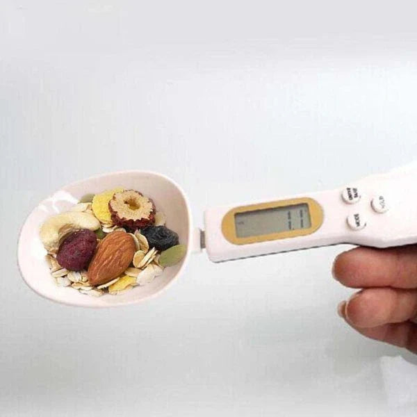 Digital Spoon Scale - Precise Electronic Measuring Spoon with LCD Display for Accurate Ingredient Portioning in Cooking and Baking
