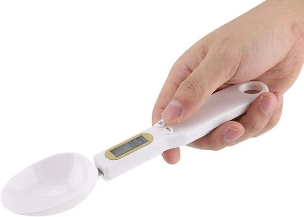 Digital Spoon Scale - Precise Electronic Measuring Spoon with LCD Display for Accurate Ingredient Portioning in Cooking and Baking