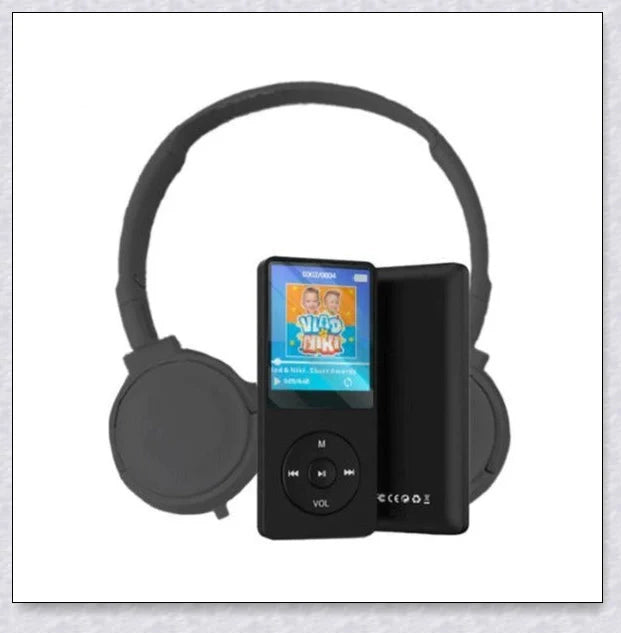 MP3 MP4 Player with Headset for Kids - Safe, Engaging Digital Entertainment Device