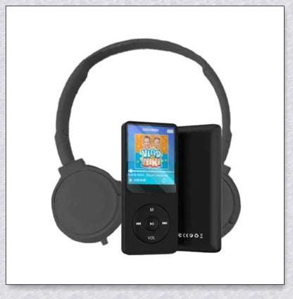 MP3 MP4 Player with Headset for Kids - Safe, Engaging Digital Entertainment Device