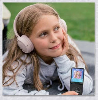 MP3 MP4 Player with Headset for Kids - Safe, Engaging Digital Entertainment Device