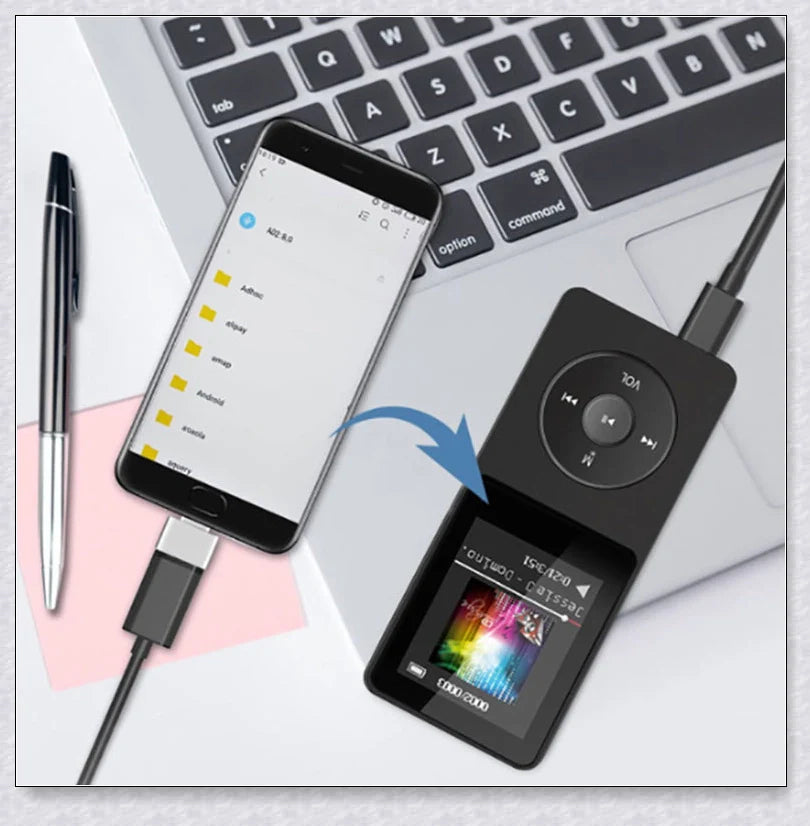 MP3 MP4 Player with Headset for Kids - Safe, Engaging Digital Entertainment Device