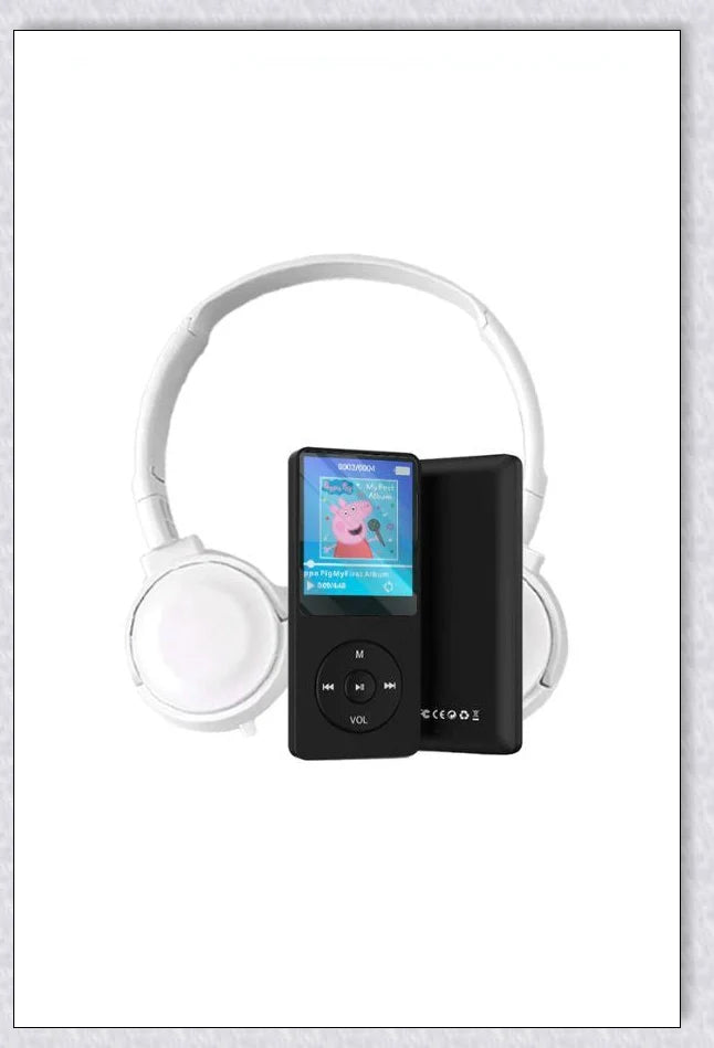 MP3 MP4 Player with Headset for Kids - Safe, Engaging Digital Entertainment Device