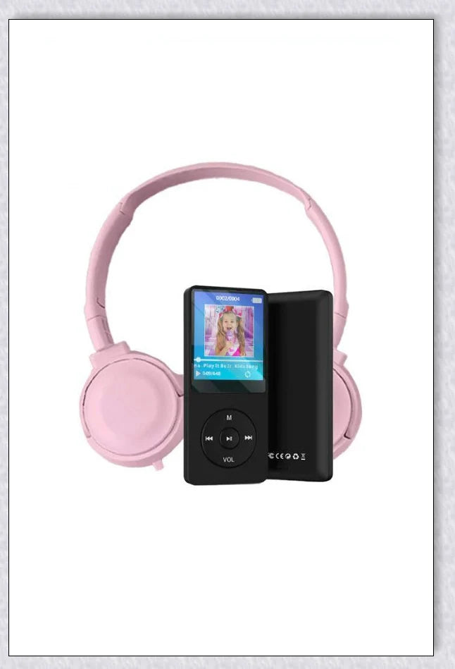 MP3 MP4 Player with Headset for Kids - Safe, Engaging Digital Entertainment Device