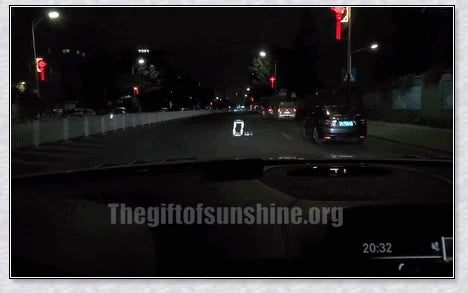 M3 Auto OBD2 GPS Head Up Display for Cars with real-time speed, compass, and satellite icon display