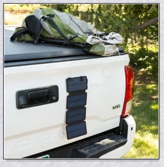 Portable solar powered charger panel with foldable design and high-capacity 8000 mAh battery for outdoor adventures