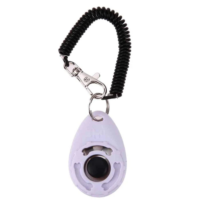 Dog Clicker Training Tool with Wrist Strap - Compact, durable design for efficient dog training