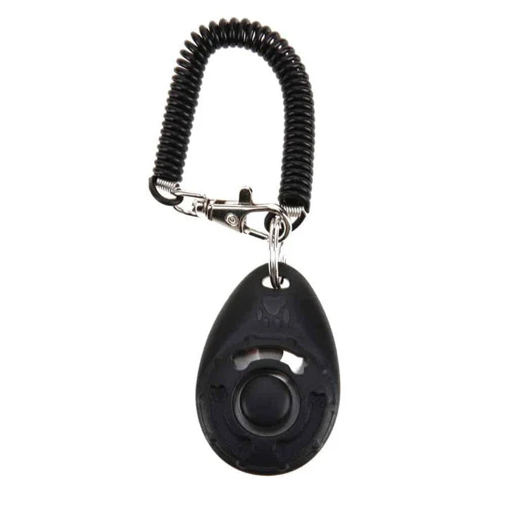 Dog Clicker Training Tool with Wrist Strap - Compact, durable design for efficient dog training