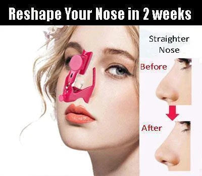 Electric Nose Lifter Device - Non-Surgical Nose Reshaping Tool for Bulbous, Crooked, or Flat Noses
