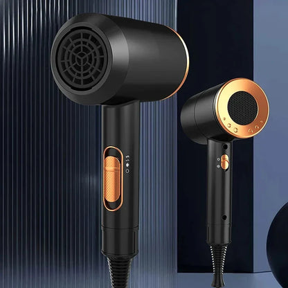 High-speed negative ion hair dryer with diffuser attachment for fast, frizz-free drying and salon-quality styling