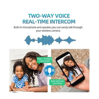 5G WiFi E27 Bulb Surveillance Camera with 360-degree coverage, night vision, and remote control capabilities for comprehensive home security