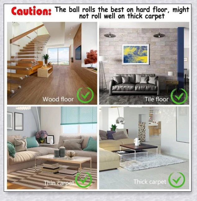 Remote Control Pet Bounce Ball - Durable, Interactive Toy with Vibrant LED Colors and Remote Control for Endless Pet Playtime Fun