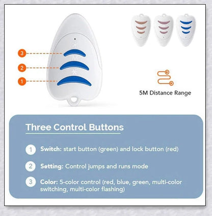 Remote Control Pet Bounce Ball - Durable, Interactive Toy with Vibrant LED Colors and Remote Control for Endless Pet Playtime Fun