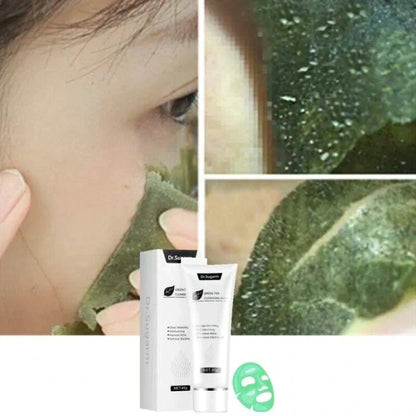Green Tea Peel Off Mask with botanical extracts for deep pore cleansing and skin rejuvenation