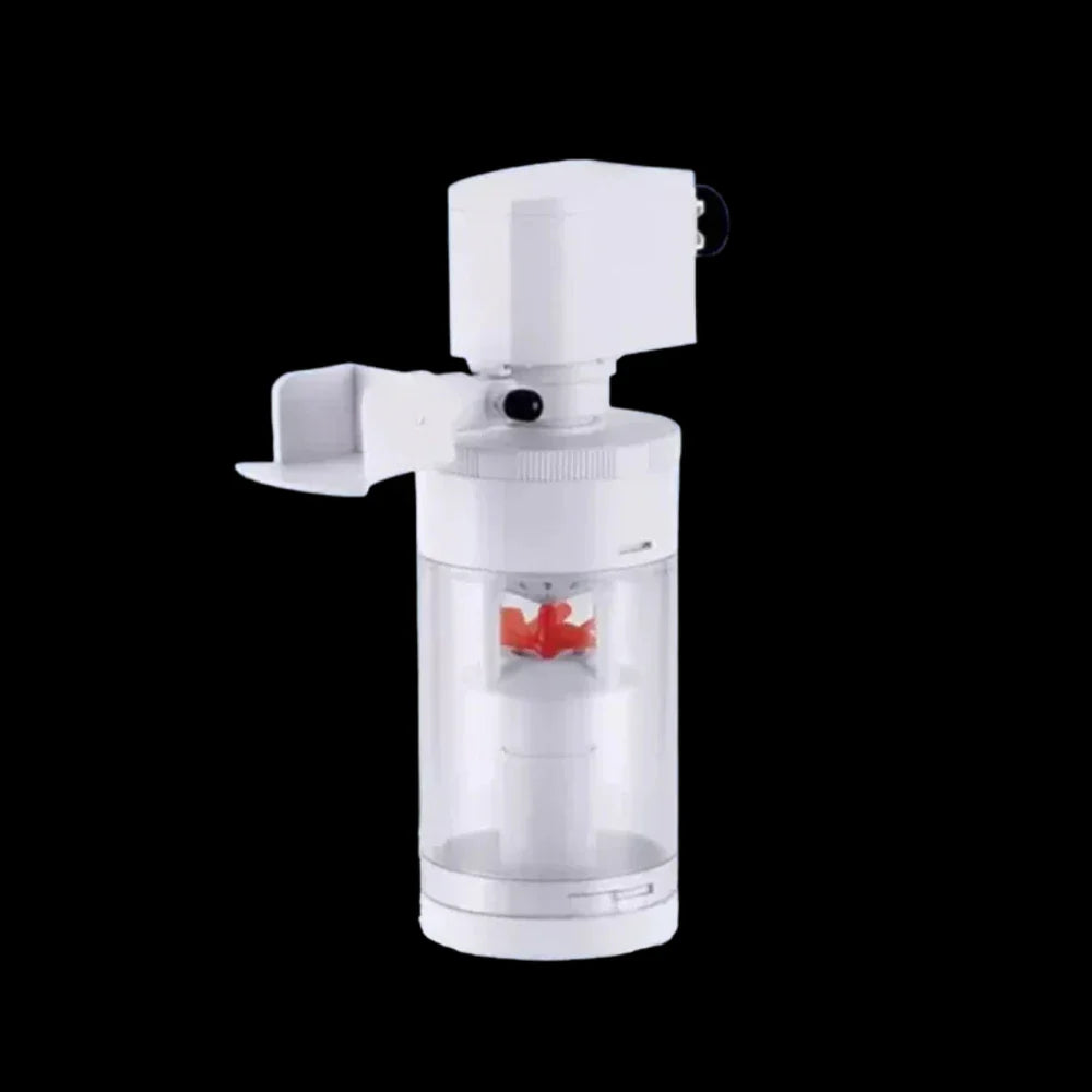 A fish tank with a built-in filter and a suction wall-hung urinal toilet, creating a unique and innovative bathroom fixture