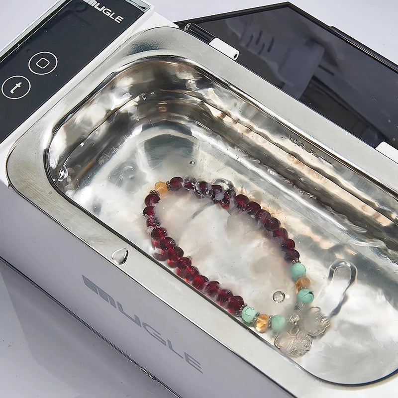 Hhomeenjoy  Efficient 35W Ultrasonic Glasses and Jewelry Cleaner 500ML