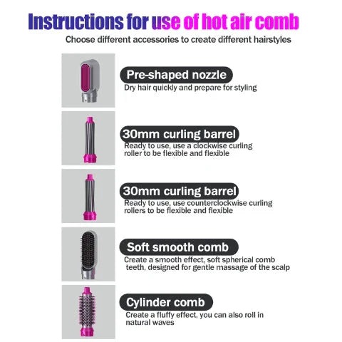 Dyson Airwrap Hair Styler Accessories: The ultimate hair styling tool for salon-quality results at home