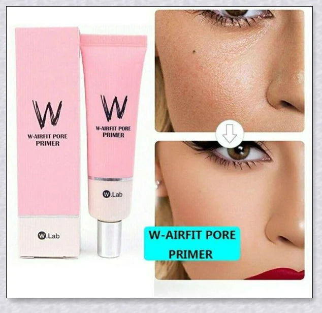 W-Air Fit Face Primer - Smooths skin, minimizes pores and fine lines for a flawless, radiant complexion