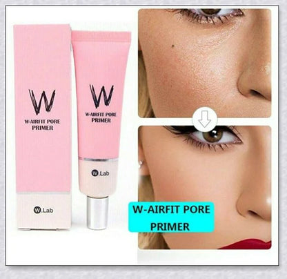 W-Air Fit Face Primer - Smooths skin, minimizes pores and fine lines for a flawless, radiant complexion