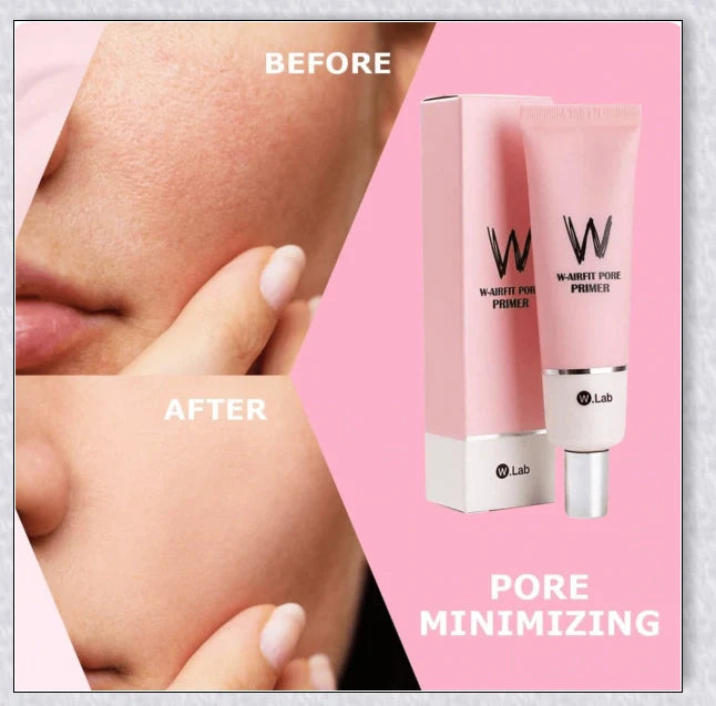 W-Air Fit Face Primer - Smooths skin, minimizes pores and fine lines for a flawless, radiant complexion