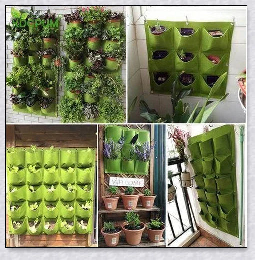Vertical Garden Pocket Panels - Grow a lush, thriving garden on your walls or fences