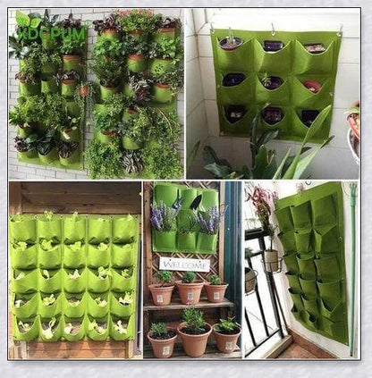Vertical Garden Pocket Panels - Grow a lush, thriving garden on your walls or fences