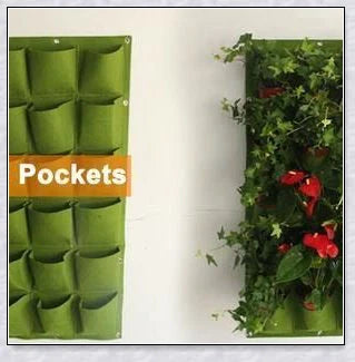 Vertical Garden Pocket Panels - Grow a lush, thriving garden on your walls or fences