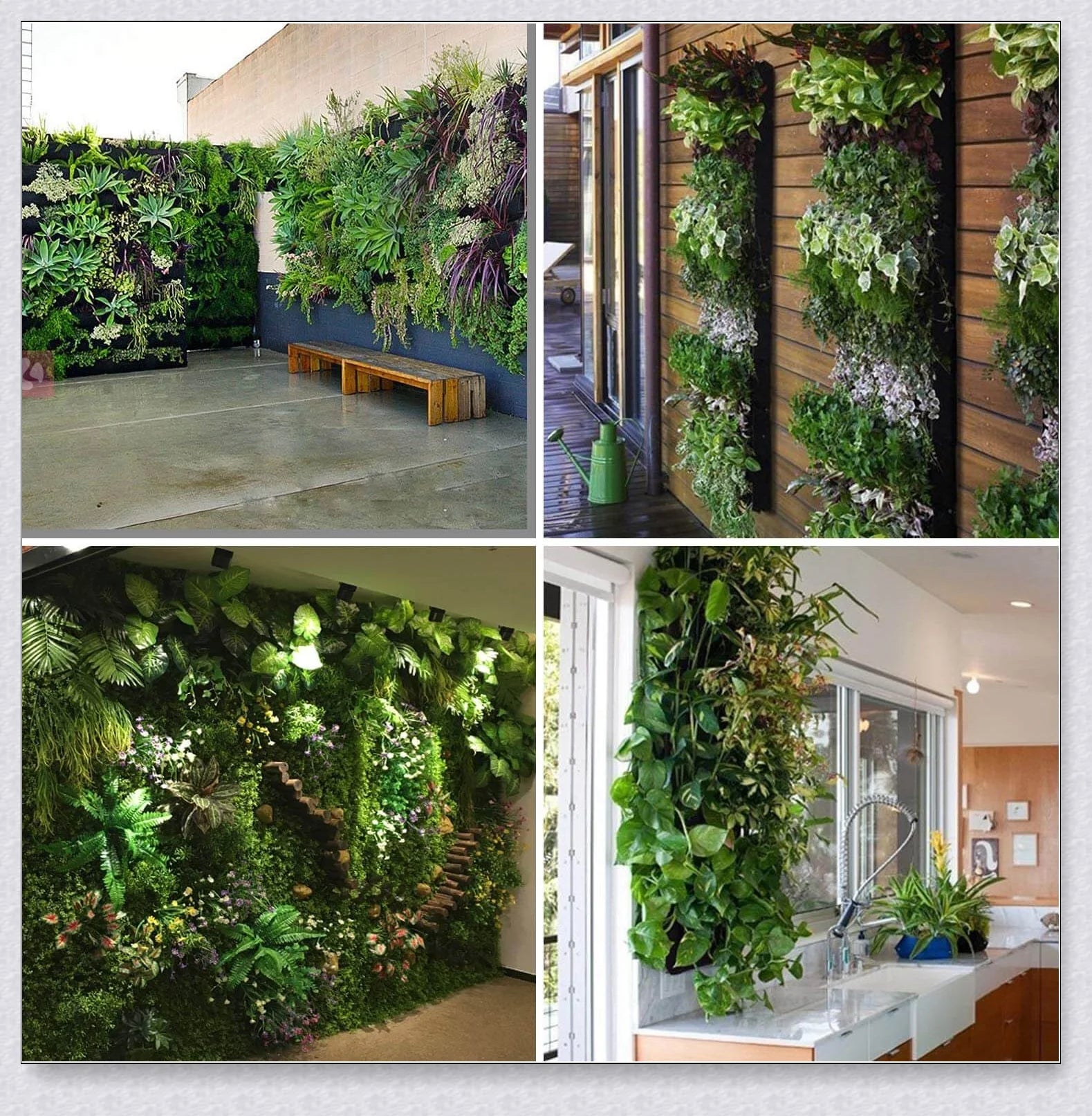 Vertical Garden Pocket Panels - Grow a lush, thriving garden on your walls or fences