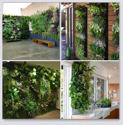 Vertical Garden Pocket Panels - Grow a lush, thriving garden on your walls or fences