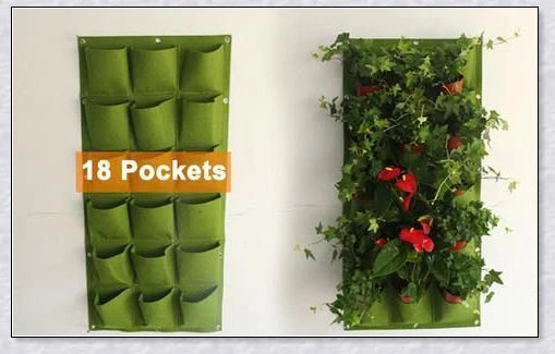 Vertical Garden Pocket Panels - Grow a lush, thriving garden on your walls or fences