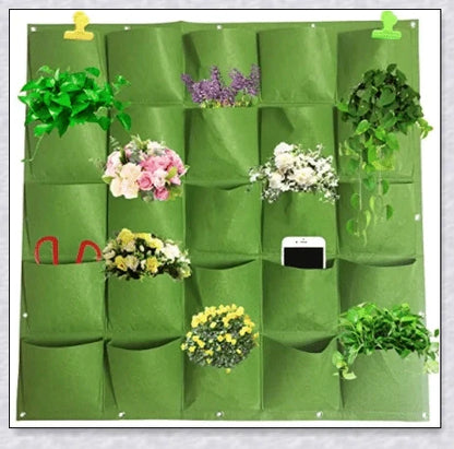 Vertical Garden Pocket Panels - Grow a lush, thriving garden on your walls or fences