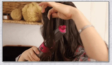 Multifunctional 5-in-1 Airwrap Hair Styling Straightener with interchangeable attachments for creating a variety of hairstyles