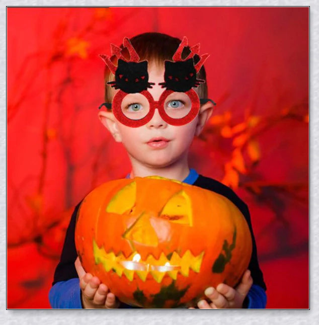 Ooglies Halloween Cartoon Plastic Glasses with spooky and whimsical designs, perfect for adding a festive touch to your Halloween attire
