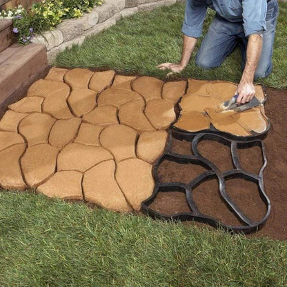 Garden Path Maker Mold - Create custom cement or red mud paths for your outdoor space with this versatile DIY tool
