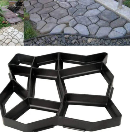 Garden Path Maker Mold - Create custom cement or red mud paths for your outdoor space with this versatile DIY tool