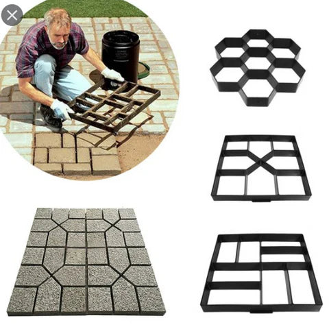 Garden Path Maker Mold - Create custom cement or red mud paths for your outdoor space with this versatile DIY tool
