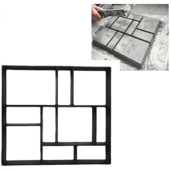 Garden Path Maker Mold - Create custom cement or red mud paths for your outdoor space with this versatile DIY tool
