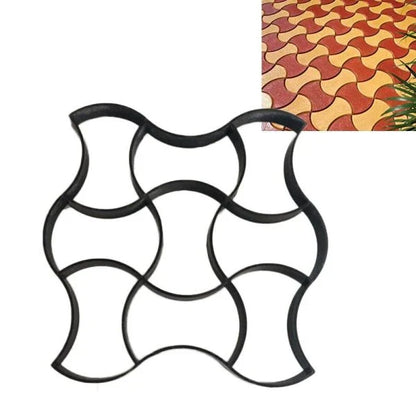 Garden Path Maker Mold - Create custom cement or red mud paths for your outdoor space with this versatile DIY tool