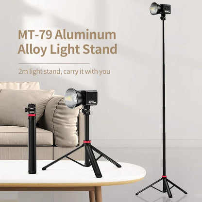 Professional Extendable Tripod for DSLR and Mirrorless Cameras with Adjustable Height and Compact Design