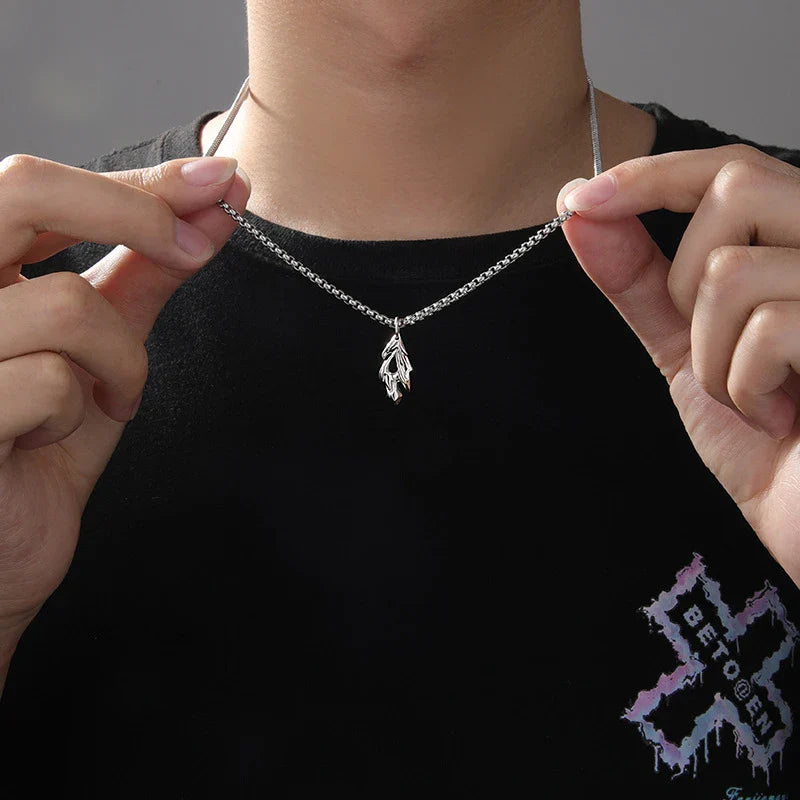 A premium silver pendant with a mesmerizing 'Wind Fire' design, showcasing the harmony of ancient Chinese symbolism and modern style.