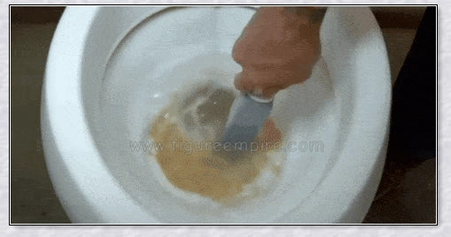 Pumice Stone Toilet Bowl Cleaner - Effortlessly Removes Tough Stains and Buildup