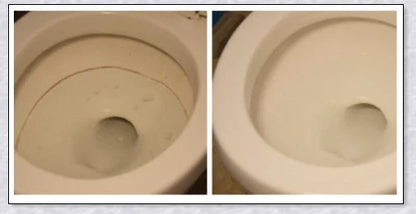 Pumice Stone Toilet Bowl Cleaner - Effortlessly Removes Tough Stains and Buildup