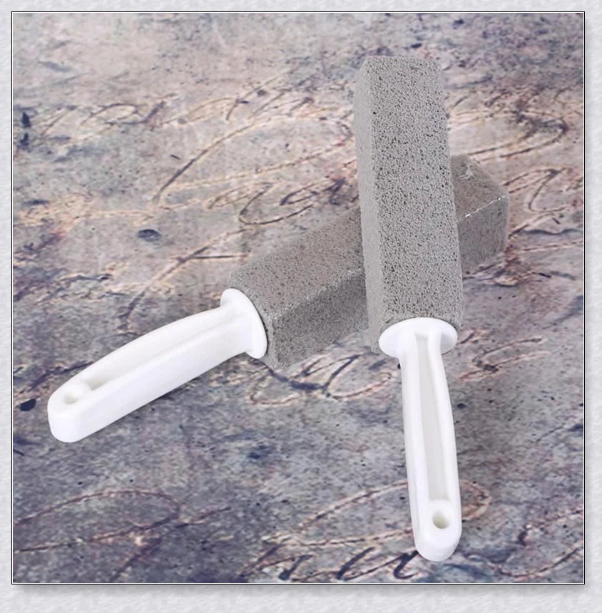 Pumice Stone Toilet Bowl Cleaner - Effortlessly Removes Tough Stains and Buildup