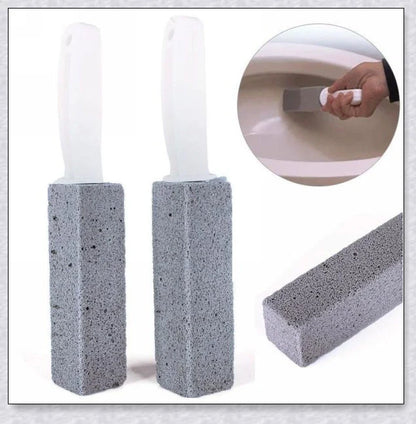Pumice Stone Toilet Bowl Cleaner - Effortlessly Removes Tough Stains and Buildup